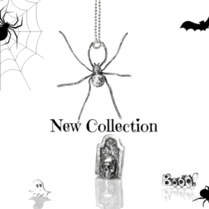 Bijuterii Halloween lucrate manual din argint 925