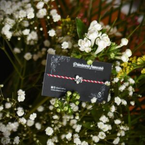 martisor floare din argint 925 lucrat manual