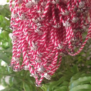 martisor traditional trifoi din argint 925 lucrat manual